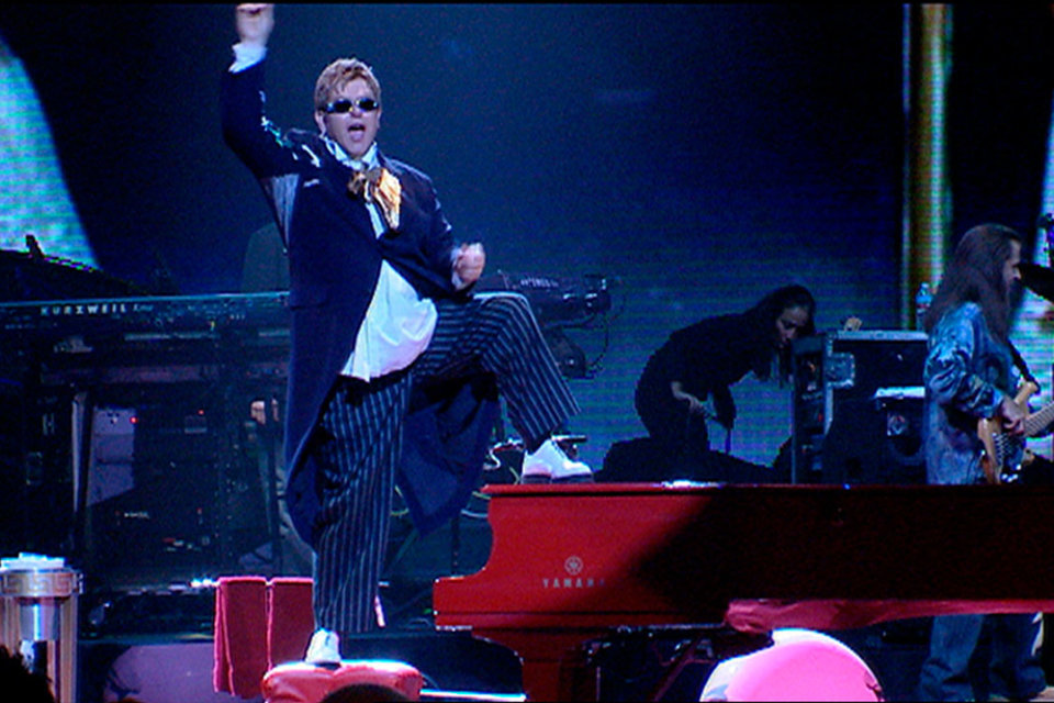 Elton John and The Red Piano